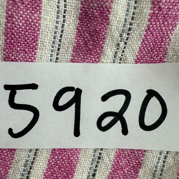 Universal Thread Linen Blend Pull On Short Pink White Stripe Women's L Large - Picture 11 of 11